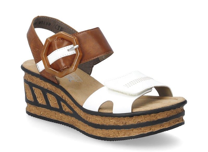 The fashionable and comfortable Rose 76 sandals are just what you need.  Keep your feet happy while remaining in style.  Cushioned footbed for an elevated feel and comfort. Two adjustable for straps for a personalized fit. Features an oversized buckle,.