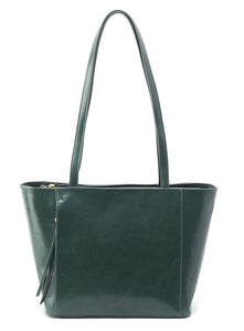 The Haven in sage leaf is your new go-to tote with a top zip closure and plenty of room for your belongings.