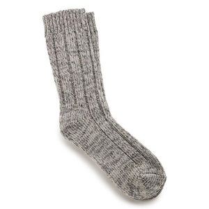 This casual cotton sock is the height of fashion thanks to its design- and boasts a high level of soft, skin-friendly cotton.  The fit is enhance by the pliant cuff and flat toe option.  The reinforced heel and toe sections offer lasting comfort by boosting durability and providing the feet with the ultimate protection.  Material: High Cotton Content 