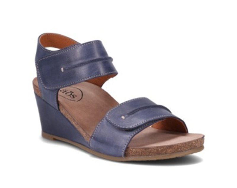 Comfort and a new chic desk to dinner option is the Reason this sandal was designed. The vamp and quarter design are completely adjustable to fit your feet just right and the exceptional arch support hugs your feet for maximum comfort all day and night. Heel height is approximately 2.5 inches.
