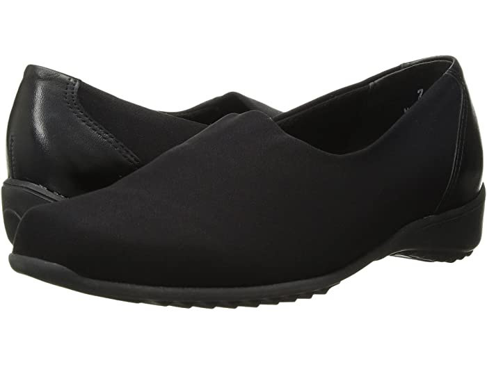 Munro Traveler Black Stretch Fabric Slip-on (Women) – Cook and