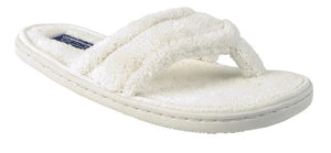 Instantly create a luxury spa experience in your own home by donning a pair of Tempur-Pedic Airsock memory foam spa slippers.   This stylish and durable terry cloth spa thong features dual-layer Tempur material memory foam insoles that perfectly mold to the exact contours of your feet and soft lush terry cloth lining. It also has a lightweight indoor/outdoor sole. Like walking on air only better!