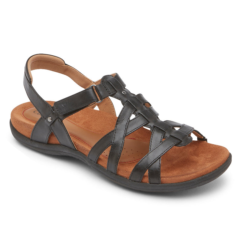 Warmer days call for sandals ready to go from strolls to errands in a snap. The styles in this collection have molded EVA footbeds to provide cushion and absorb shock, while rubber outsoles remain durable wear after wear. With an adjustable strap, these instant favorites feel made just for each woman who wears them. Heel height is approximately 1.25 inch.